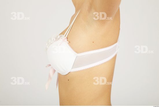 Chest Upper Body Woman Casual Underwear Bra Average Studio photo references