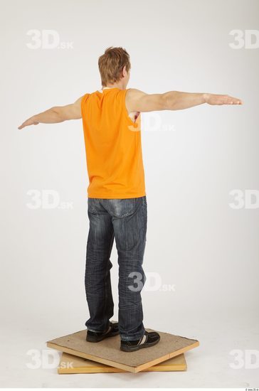 Whole Body Man Animation references T poses Casual Average Studio photo references