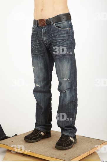 Leg Whole Body Man Animation references Casual Jeans Average Studio photo references