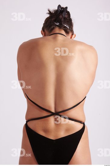 Arm Back Woman Sports Swimsuit Muscular Studio photo references