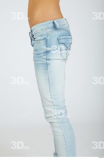 Thigh Woman Animation references Casual Jeans Slim Studio photo references