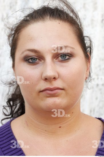 Head Woman White Overweight