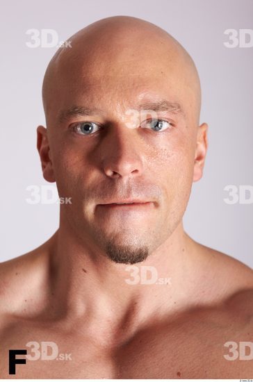 Face Phonemes Man White Muscular Bald