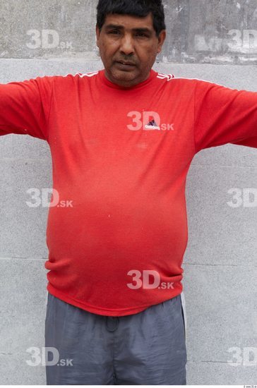 Upper Body Man Another Sports T shirt Overweight