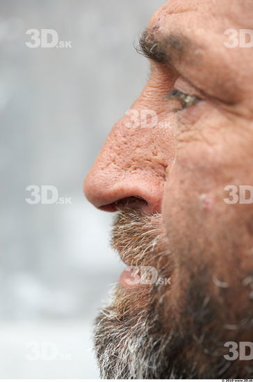 Nose Head Man Casual Average Bearded Street photo references