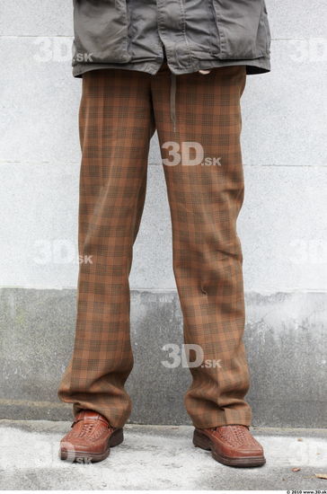Leg Head Man Casual Trousers Slim Average Bearded Street photo references