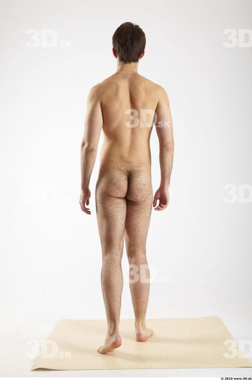 Whole Body Man Animation references White Hairy Nude Athletic