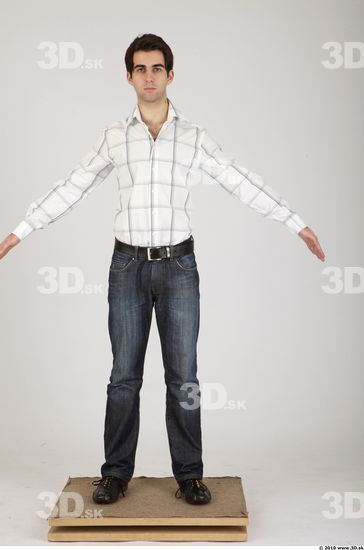 Whole Body Man Animation references Casual Athletic Studio photo references