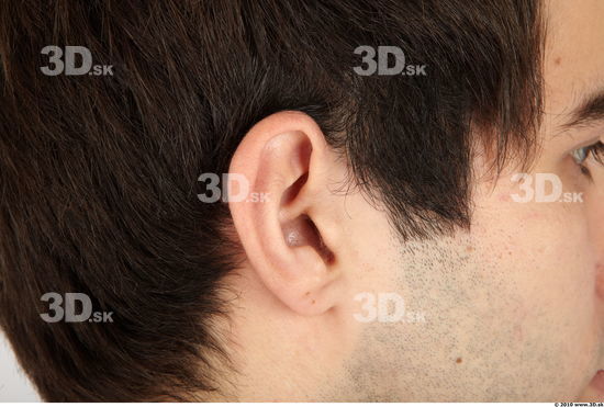 Ear Whole Body Man Animation references Casual Athletic Studio photo references