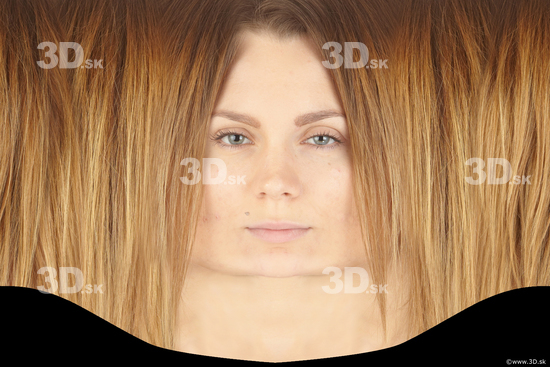 Head Woman White Piercing Head textures