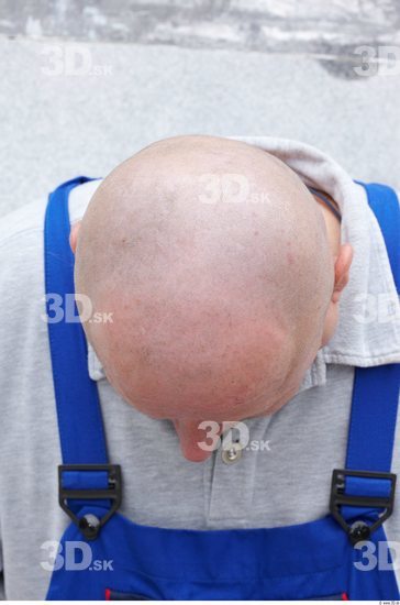 Head Man White Overweight Bald