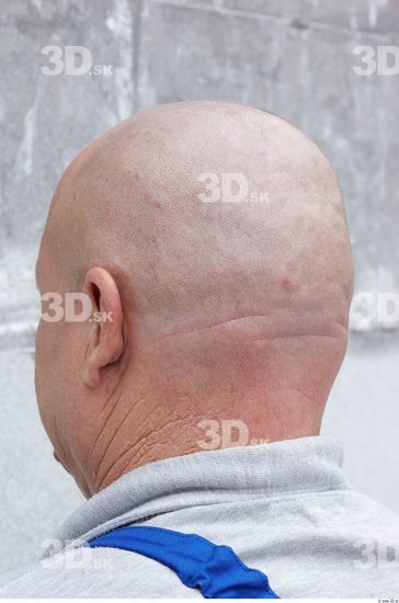 Head Man White Overweight Bald