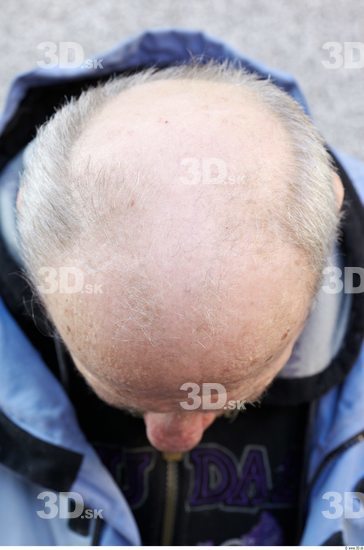 Hair Man White Average Bald