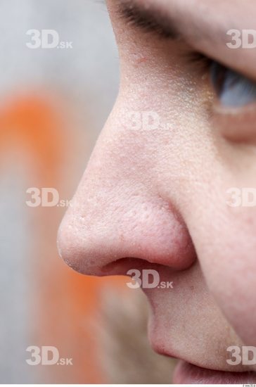 Nose Woman White Chubby