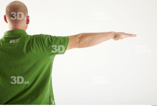 Arm Whole Body Man Animation references Casual Shirt T shirt Athletic Studio photo references