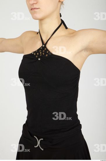 Upper Body Whole Body Woman Formal Slim Top Studio photo references