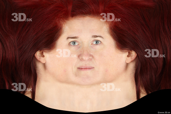 Head Woman White Head textures