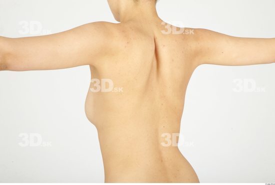 Whole Body Back Woman Animation references Nude Casual Slim Studio photo references