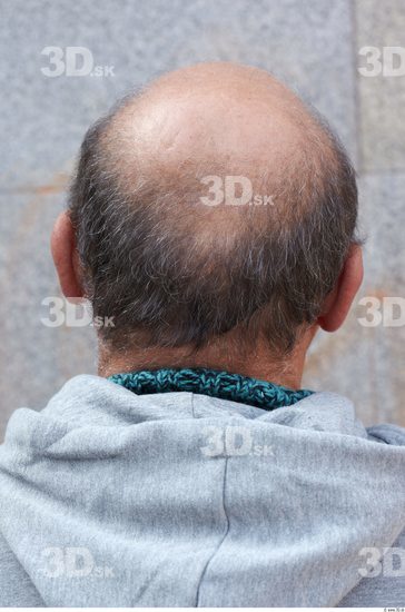 Head Hair Man White Casual Overweight Bald Street photo references