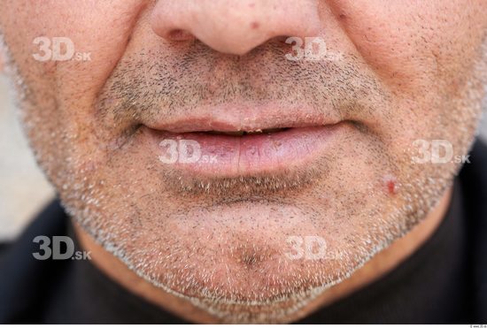 Mouth Head Man Average Overweight Street photo references