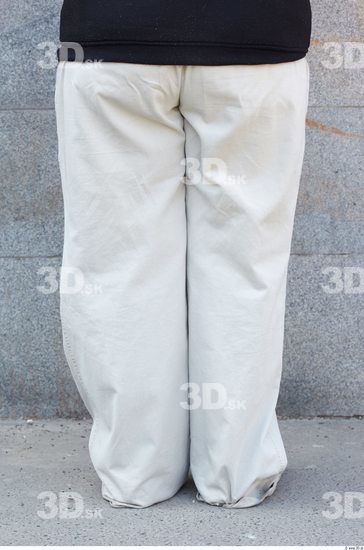Leg Head Man Woman White Casual Trousers Overweight Bald Street photo references