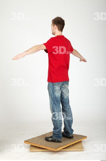 Whole Body Man Animation references Casual Slim Studio photo references