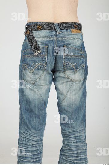 Thigh Whole Body Man Casual Jeans Slim Studio photo references