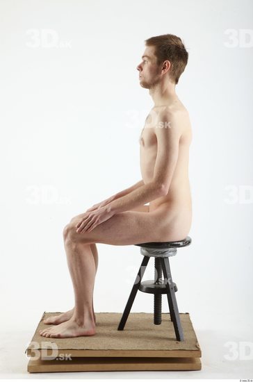 Whole Body Man Artistic poses Nude Slim Studio photo references