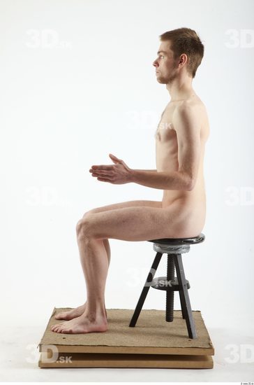 Whole Body Man Artistic poses Nude Slim Studio photo references