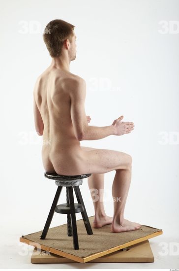 Whole Body Man Artistic poses Nude Slim Studio photo references