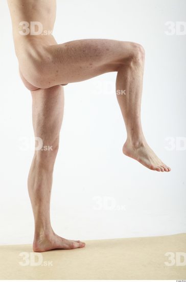 Leg Whole Body Man Animation references Nude Slim Studio photo references