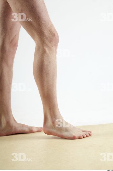 Calf Whole Body Man Nude Slim Studio photo references