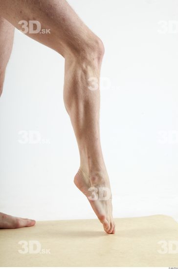 Calf Whole Body Man Nude Slim Studio photo references
