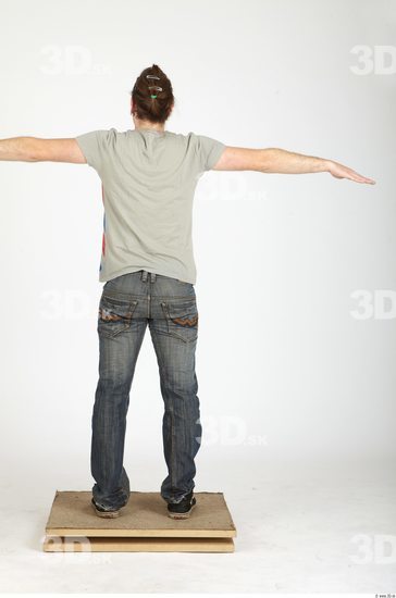 Whole Body Man Animation references Casual Average Male Studio Poses