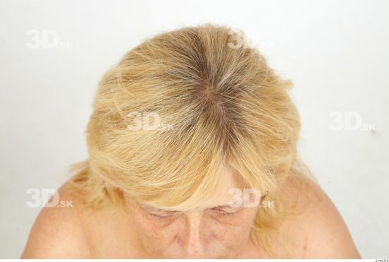 Whole Body Hair Woman Casual Overweight Studio photo references