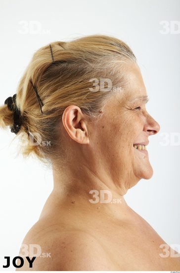 Face Emotions Woman White Overweight Wrinkles