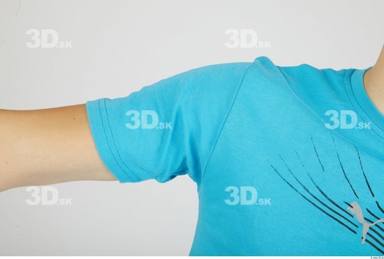 Arm Whole Body Man Casual Shirt T shirt Athletic Studio photo references