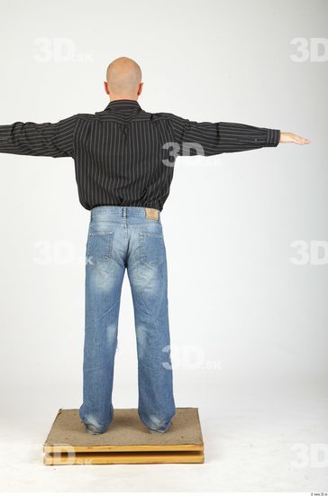 Whole Body Man T poses Casual Average Studio photo references