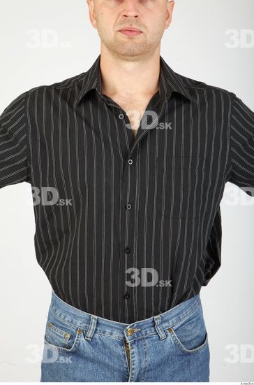 Upper Body Whole Body Man Casual Formal Shirt Average Studio photo references