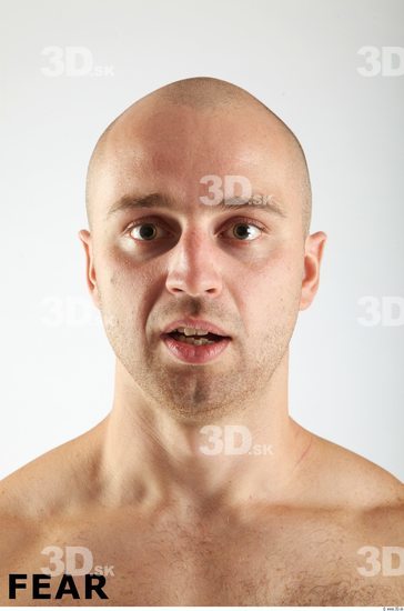 Face Emotions Man White Average Bald