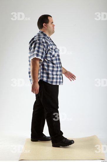 Whole Body Man Animation references White Casual Overweight