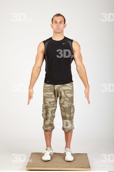 Whole Body Man Animation references Sports Athletic Studio photo references