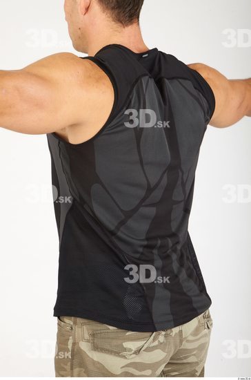 Upper Body Whole Body Man Sports Singlet Athletic Studio photo references