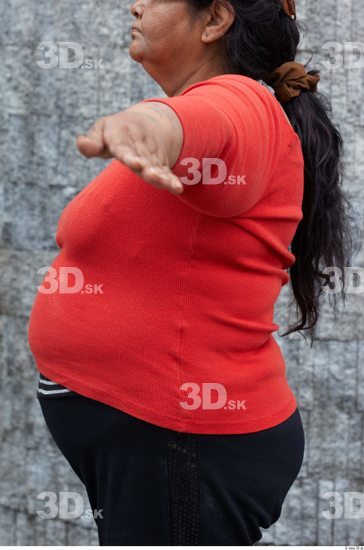 Head Woman White Chubby Overweight Street photo references