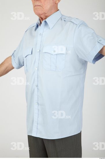 and more Upper Body Whole Body Man Formal Shirt Chubby Studio photo references