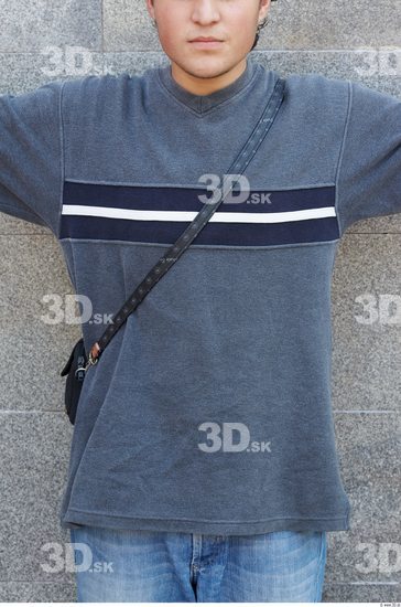 Upper Body Head Man Casual Pullower Average Street photo references