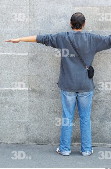 Whole Body Head Man T poses Casual Average Street photo references