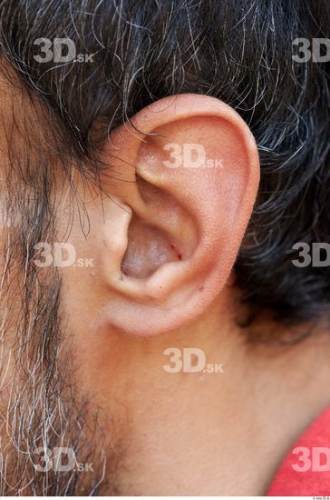 Ear Head Man Slim Average Street photo references