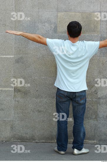 Whole Body Head Man T poses Casual Average Street photo references