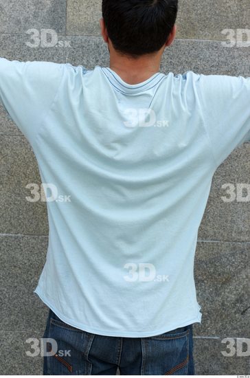 Upper Body Head Man Casual Shirt T shirt Average Street photo references